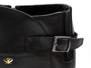 بوت ساق بلند زنانه چرمی مدل آنیسا پلاس