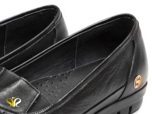 کفی چرم کفش زنانه تخت