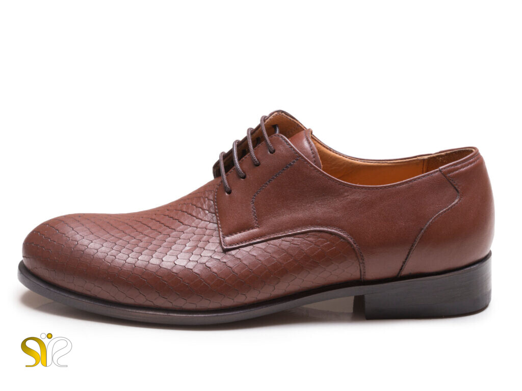 کفش دستدوز خاص مردانه مدل آمستردام رنگ عسلی