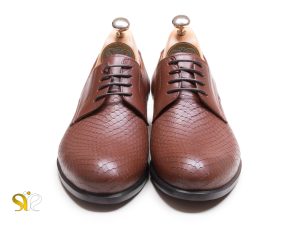 کفش دستدوز خاص مردانه مدل آمستردام رنگ عسلی