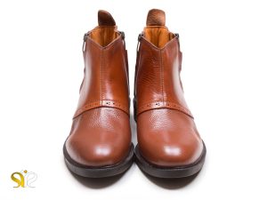 نیم بوت چرم مردانه مدل کاسینی