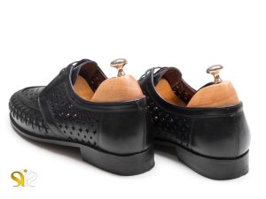 پاشنه چرمی کفش تابستانی مردانه