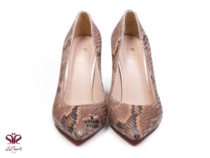 کفش زنانه نوک تیز چرمی مدل راگا