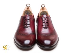 کفش مردانه زرشکی مدل نیکولا
