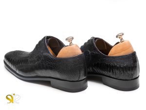 کفش مردانه چرم مدل باراما مشکی