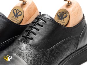 کفش کالج مشکی مدل رامیز مردانه