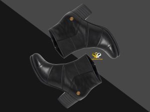 نیم بوت زنانه مدل سارینا مشکی