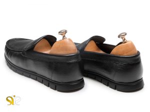 کفش کالج چرم مردانه مدل گارسیا رنگ مشکی