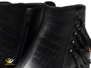 نیم بوت چرم زنانه شیک