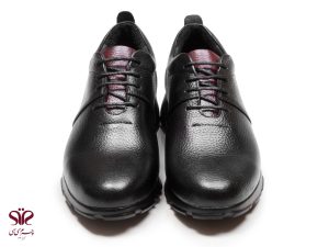 کفش زنانه اسپورت چرمی مناسب برای پیاده روی مدل پانیذ مشکی