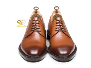 کفش مردانه چرم مدل ریچارد رنگ عسلی