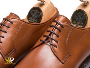 کفش مردانه چرم مدل ریچارد رنگ عسلی