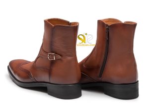 نیم بوت چرم دستدوز سی سی
