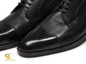 چرم شیک ورنی کفش مردانه