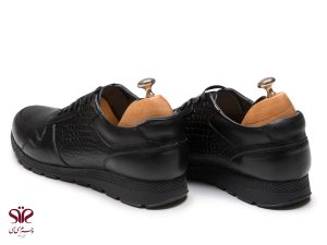 کفش طبی و زیره سبک مردانه بنددار مدل چلنجر مشکی