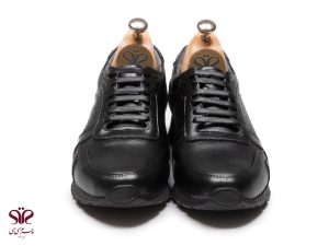 کفش اسپورت مردانه چرمی مدل چلنجر مشکی