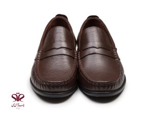 کفش کالج مردانه مدل توماج رنگ قهوه ای
