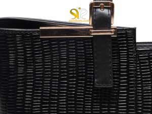 کیف دستی زنانه مدل میخک مشکی - 3