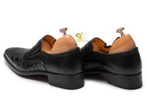 پاشنه لایه لایه چرم کفش مجلسی