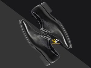 کفش چرم مردانه مدل راینو پلاس مشکی