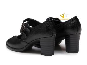 کفش زنانه سگکدار مدل مرجان مشکی