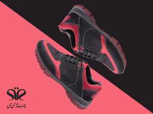 کفش اسپرت تبریز مشکی قرمز