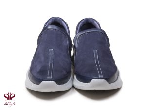 کفش اسپورت دخترانه بی بند مدل فروغ سرمه ای