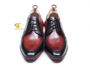 کفش تمام چرم دستدوز مردانه مدل والنسیا