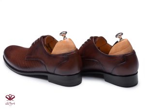 کفش مجلسی مردانه مدل آمستردام قهوه ای 6