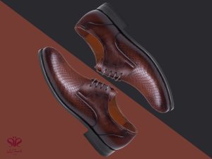 کفش مجلسی مردانه مدل آمستردام قهوه ای 7