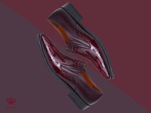 کفش مجلسی زرشکی