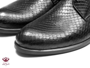 کفش مردانه طرحدار مجلسی مدل آمستردام مشکی