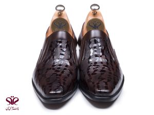 کفش چرم مجلسی شیک مردانه مدل مادرید