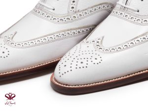 کفش دوینا هشت ترگ سفید - مدل سیمون