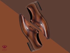 کفش دستدوز مجلسی چرم تبریز