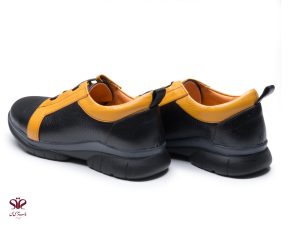 کفش زنانه مدل ریتا مشکی زرد
