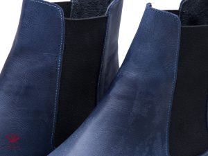 نیم بوت زنانه مدل نرمین رنگ آبی 5