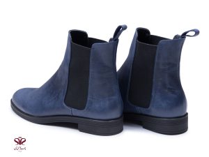 نیم بوت زنانه مدل نرمین رنگ آبی 6