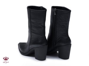 نیم بوت زنانه مدل هابی مشکی 5