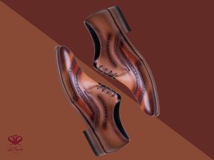 کفش چرم مجلسی دستدوز مردانه مدل آنتونی 1