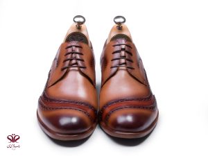 کفش چرم مجلسی دستدوز مردانه مدل آنتونی 3