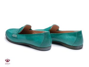 کفش کالج زنانه مدل آی سودا رنگ سبز فیروزه ای