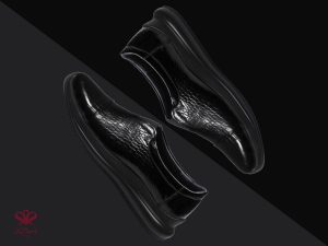 کفش زنانه روزمره مدل براق رنگ مشکی