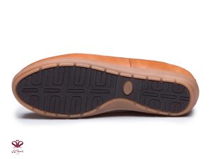 کفش زنانه کالج مدل چشمه رنگ عسلی