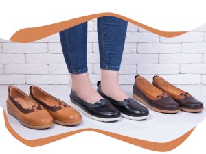 کفش کالج زنانه مدل چشمه