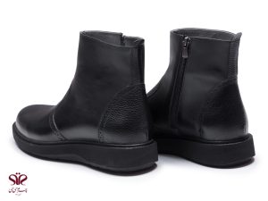 بوت چرم مردانه مدل آندر رنگ مشکی