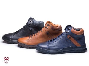 نیم بوت مردانه چرم مدل پالوان