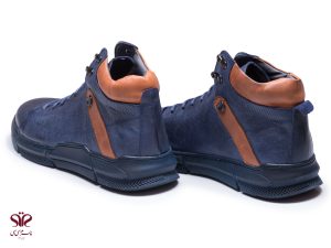 نیم بوت مردانه سرمه ای