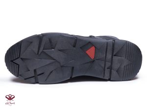 نیم بوت چرم اسپرت مردانه مدل پالوان مشکی 3