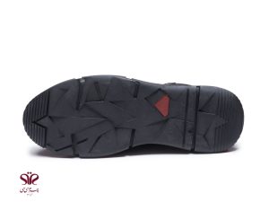 نیم بوت چرم مردانه سی سی مدل آرتور مشکی